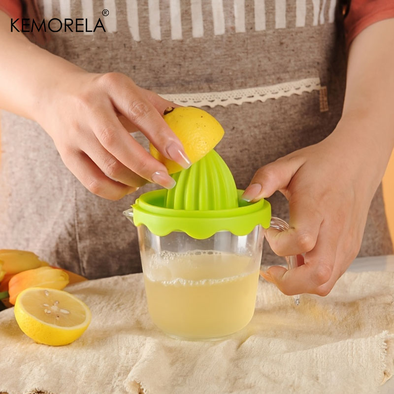 Citrus Lemon Squeezer - เครื่องคั้นน้ำผลไม้ส้มแบบพกพาเครื่องเครื่องคั้นมะนาวส้มทำจากพลาสติกเครื่องมือทำครัวอุปกรณ์เครื่องครัว