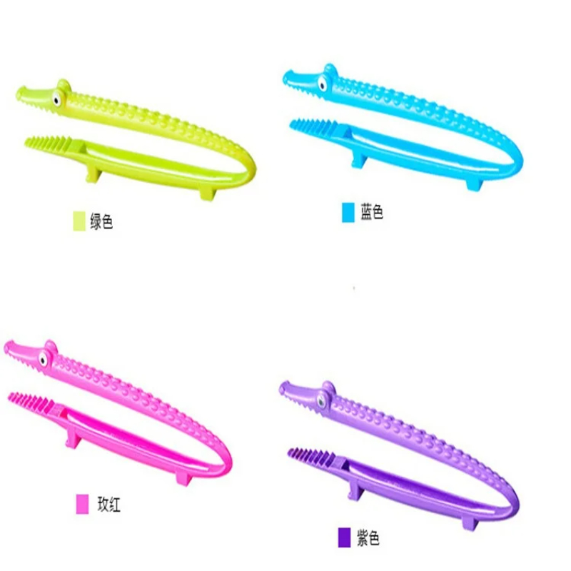 Zyliss Kitchen Gadgets - ที่คีบอาหารทำจากพลาสติกอเนกประสงค์สำหรับบุฟเฟ่ต์ที่คีบขนมปังเค้กอุปกรณ์ทำขนมเครื่องมือทำขนมปังคลิปจระเข้สำหรับอบ