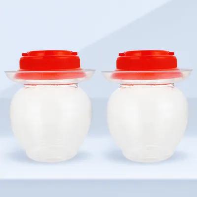 Food Storage Containers - 2 ชิ้น โหลพลาสติกสำหรับใส่ผักดอง โหลเก็บอาหารในครัวเรือน โหลเก็บอาหารแบบปิดสนิท โหลใสสำหรับใส่ผักดอง