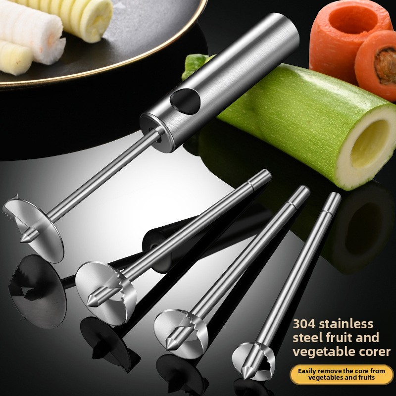 Kitchen Gadgets For Cooking - ชุดอุปกรณ์ครัว 1 ชุด เครื่องเจาะผัก เครื่องคว้าน เครื่องทำผักเกลียว
