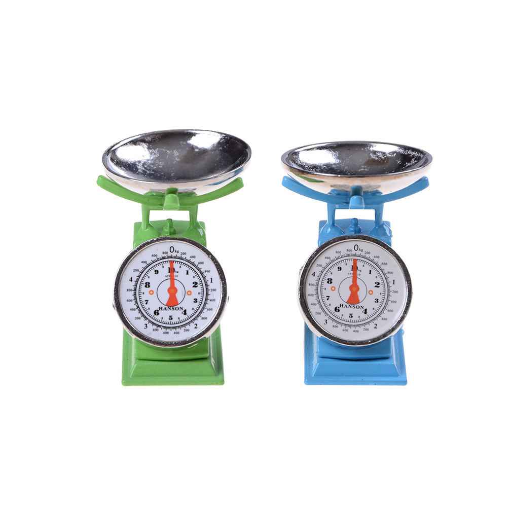Kitchen Gadgets Green - บ้านตุ๊กตาขนาด1:12บ้านตุ๊กตาขนาดเล็กบ้านตุ๊กตาขนาดเล็กแพลตฟอร์มขั้นต่ำในห้องครัวของเล่นของเด็กทารกอุปกรณ์ตกแต่งสีเขียวของขวัญตุ๊กตา