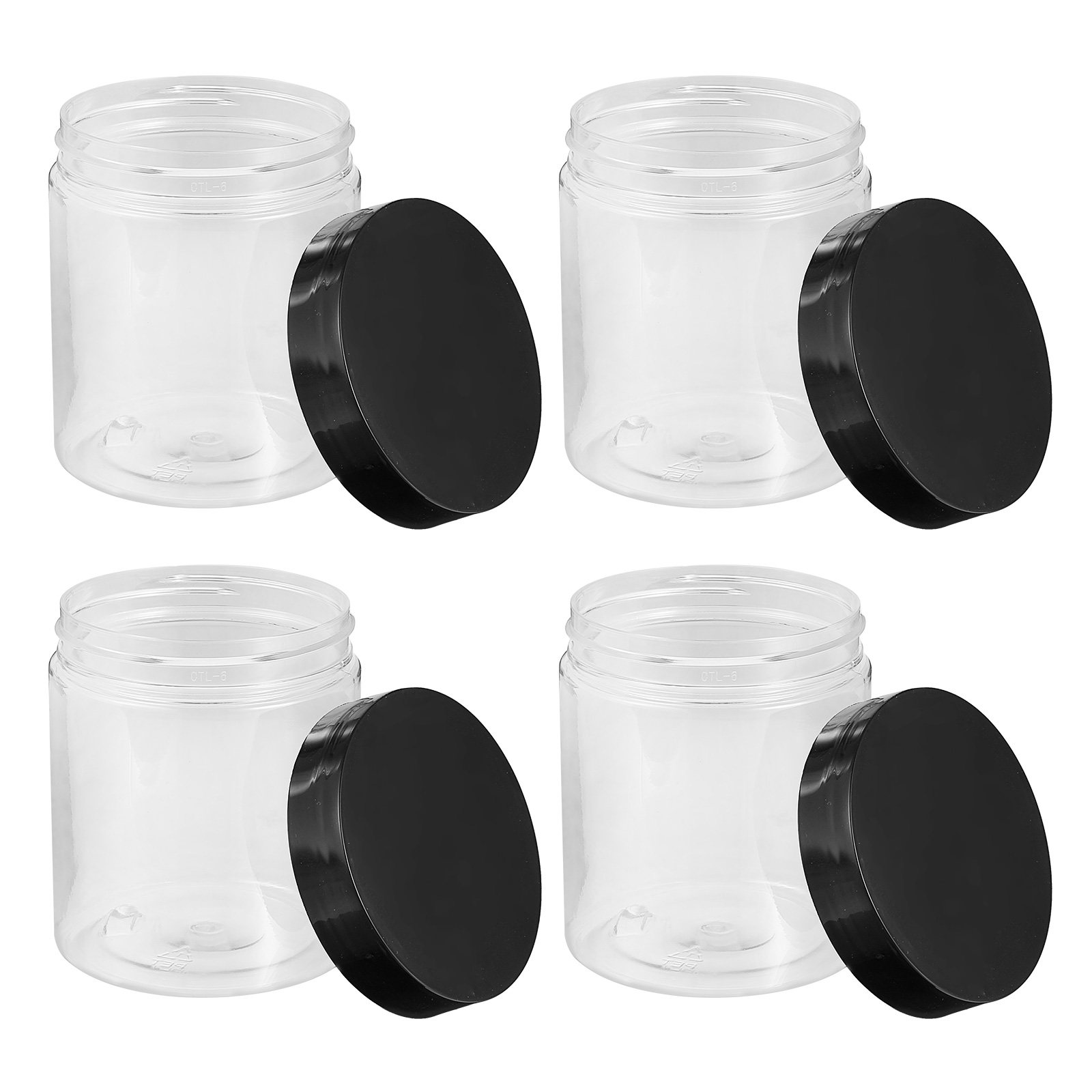 Food Storage Containers - ขวดเก็บของพลาสติกใส 12 ชิ้น ภาชนะปิดผนึกสำหรับจัดเก็บอาหาร อุปกรณ์จัดระเบียบครัว ภาชนะใส่ขนม