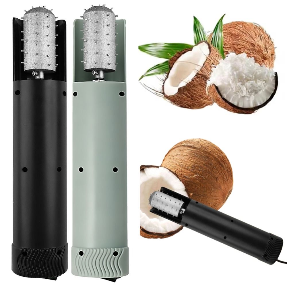 Kitchen Gadgets Uk - เครื่องขูดเนื้อมะพร้าวไฟฟ้าป้องกันการกระเด็น แบบหมุนได้ สำหรับ UK US EU