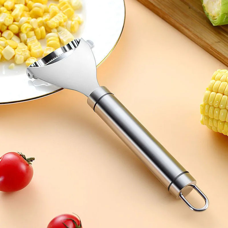 Kitchen Gadgets 2022 - 2022 ใหม่ครัวข้าวโพดเครื่องมือ Artifact กบสแตนเลสในครัวเรือนด้วยตนเอง Peeling Thresher