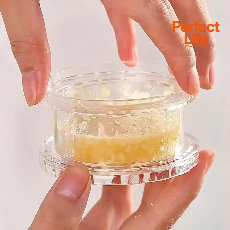 Kitchen Gadgets Vegetable Chopper - เครื่องบดกระเทียมอเนกประสงค์แบบมือหมุน 1 ชิ้น อุปกรณ์ครัวสำหรับบดและสับกระเทียม อุปกรณ์เสริมเครื่องครัว