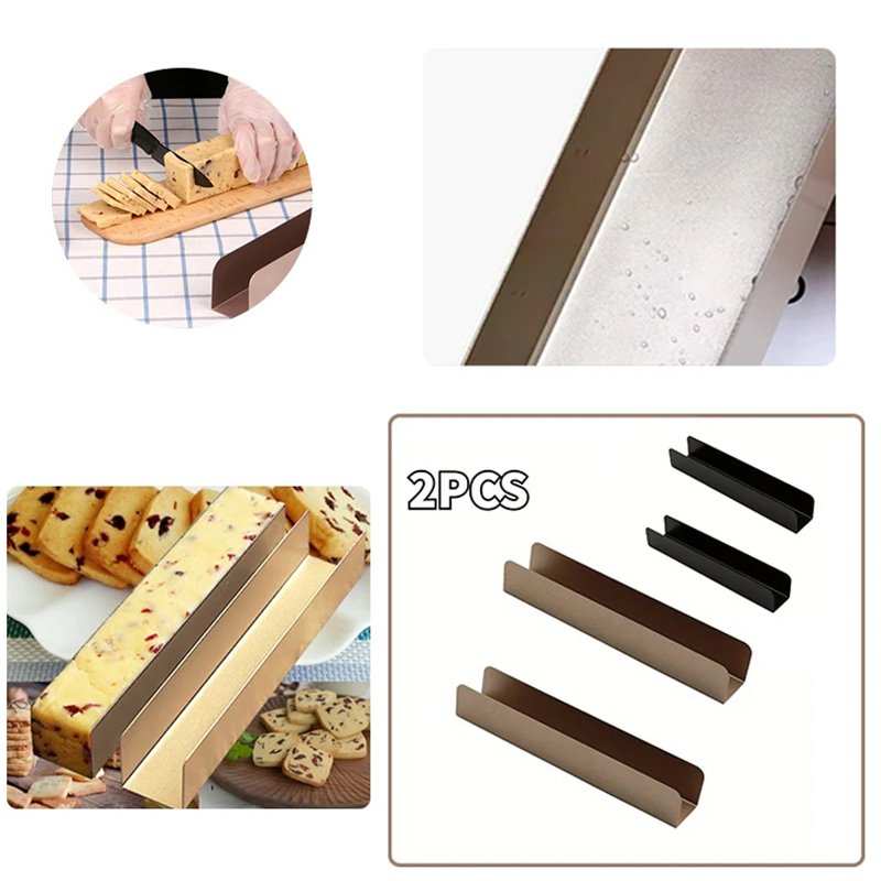 Zyliss Kitchen Gadgets - U-Shaped Non-Stickบิสกิตแม่พิมพ์ขนมปังสี่เหลี่ยมผืนผ้าDIYแครนเบอร์รี่คุกกี้Shaper Pastry Bakewareอุปกรณ์ครัวเบเกอรี่เครื่องมือ