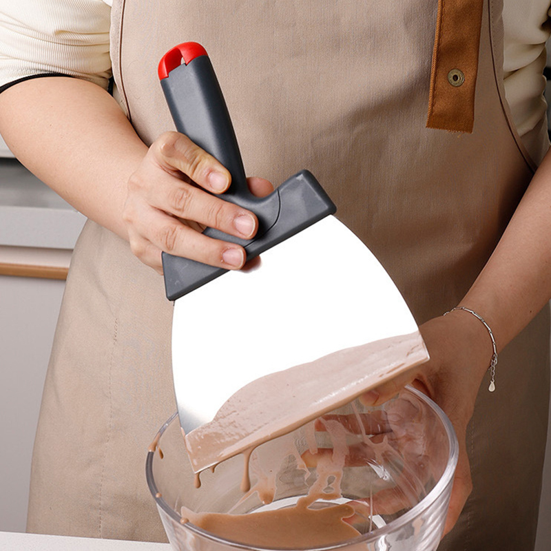 Kitchen Gadgets For Seniors - ที่ขูดแป้งสแตนเลส ที่ปาดเคลือบสำหรับช็อกโกแลต อุปกรณ์ครัว เครื่องมือทำขนมสำหรับเค้ก อุปกรณ์ครัว