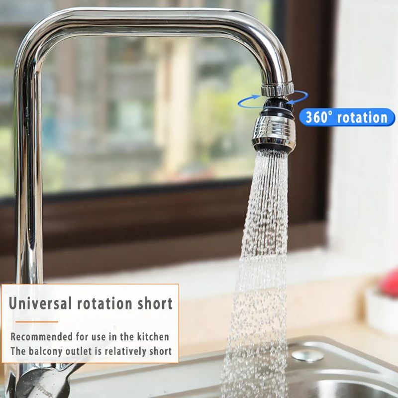 Kitchen Gadgets For Seniors - อุปกรณ์ครัว 2 โหมด หัวก๊อกหมุนได้ 360 องศา