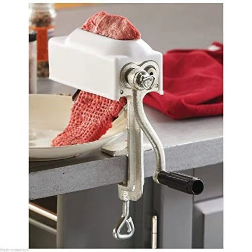 Kitchen Gadgets For Cooking - อุปกรณ์ครัว เครื่องครัวและอุปกรณ์เสริม ของใช้ในครัว เครื่องนวดเนื้อแบบใช้มือทำจากเหล็กหล่อ เครื่องทำสเต็ก