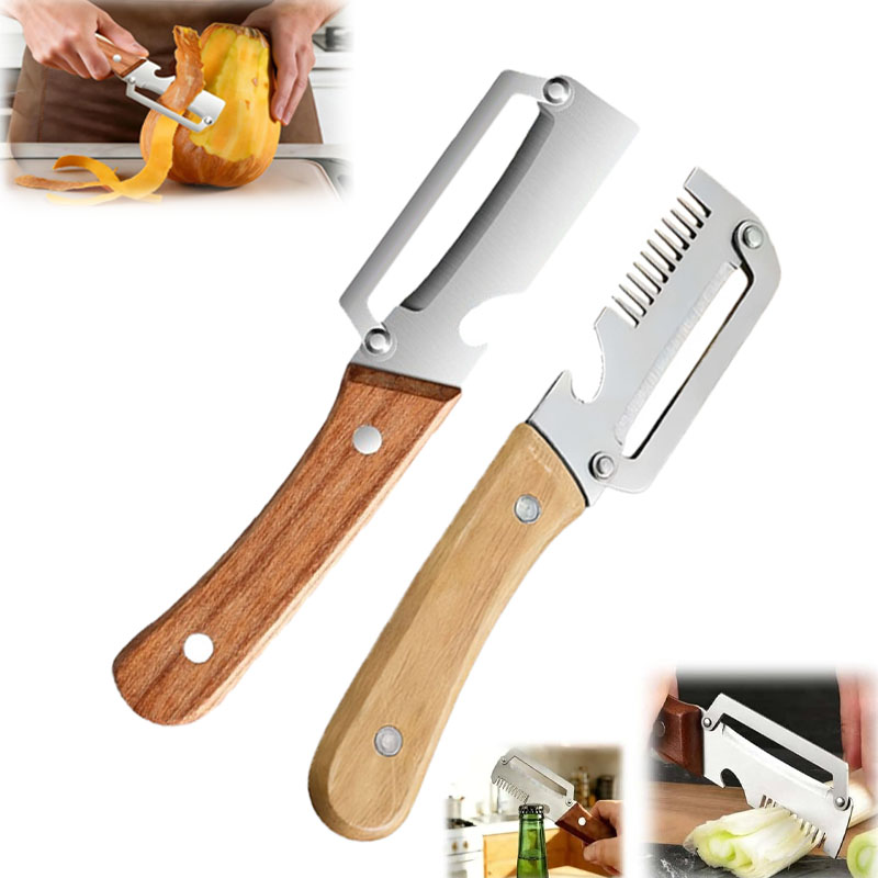 Kitchen Gadgets Green - ที่ขูดผักสแตนเลสอเนกประสงค์ 1-20 ชิ้น สำหรับหั่นซอย หัวหอม ขิง