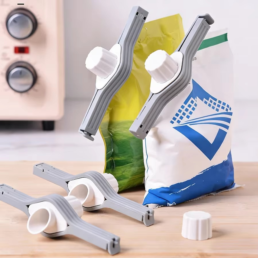 Zyliss Kitchen Gadgets - คลิปปิดผนึกครัว ฝาปิดแบบเกลียว อุปกรณ์ถนอมอาหาร เกลือ ของว่าง อุปกรณ์เสริม