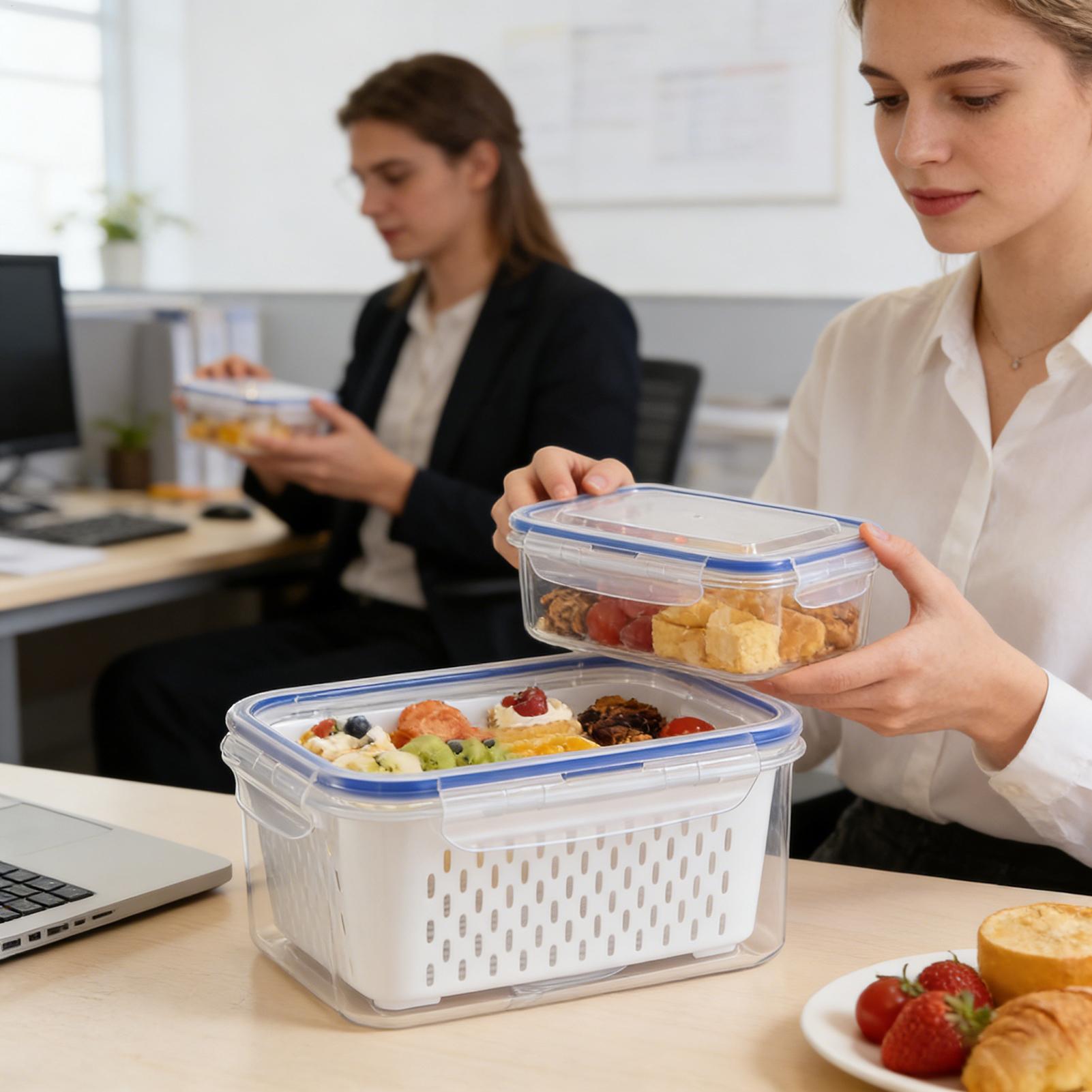 กล่องเก็บอาหาร 4 in 1 กล่องใสก - Food Storage Containers บทวิจารณ์และราคา