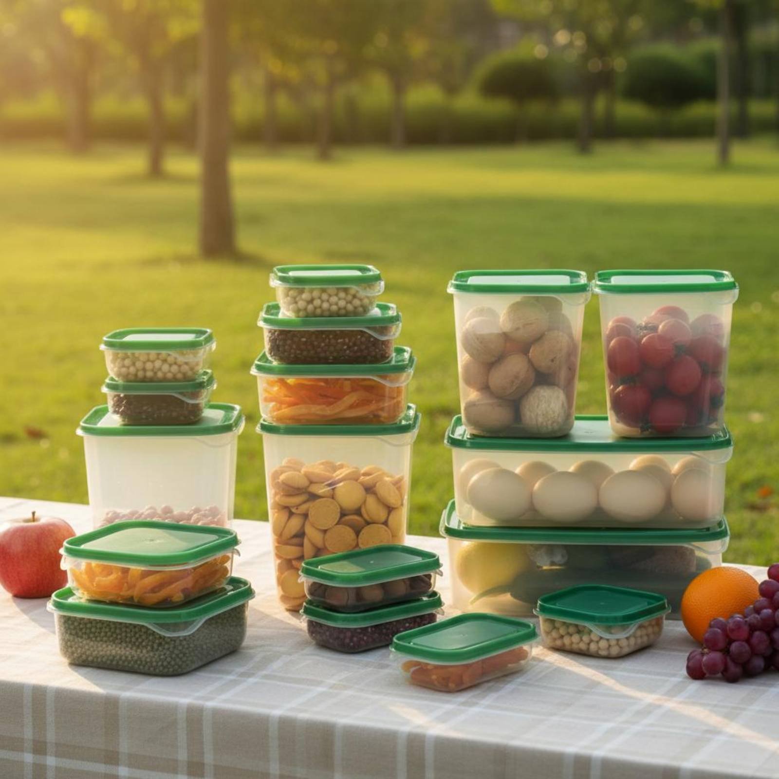 ชุดกล่องเก็บอาหารในตู้เย็น 17  - Food Storage Containers บทวิจารณ์และราคา
