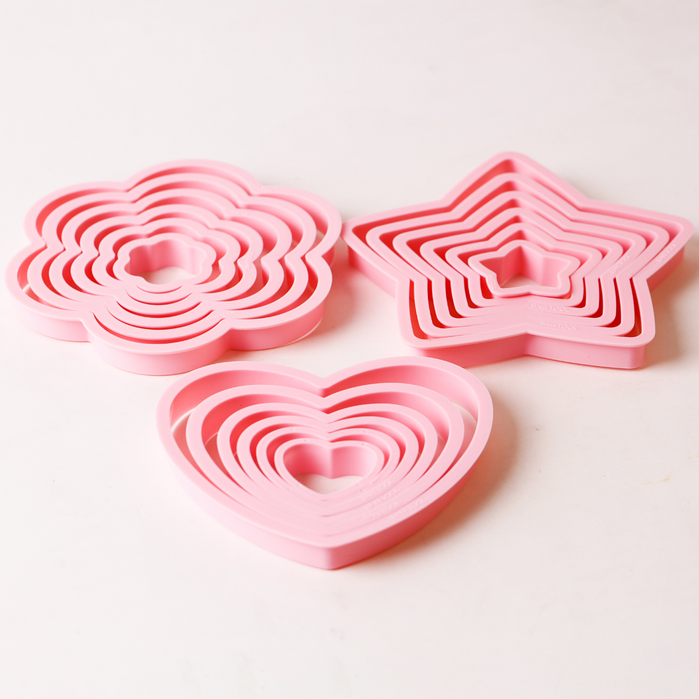 1 ชุด/3 ชุดหัวใจสีชมพู Star ดอ - Kitchen Gadgets Set บทวิจารณ์และราคา