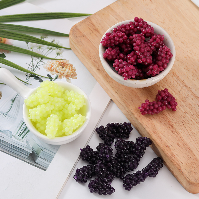 องุ่นปลอมขนาดเล็ก 10 ชิ้น องุ่ - Kitchen Gadgets Green บทวิจารณ์และราคา