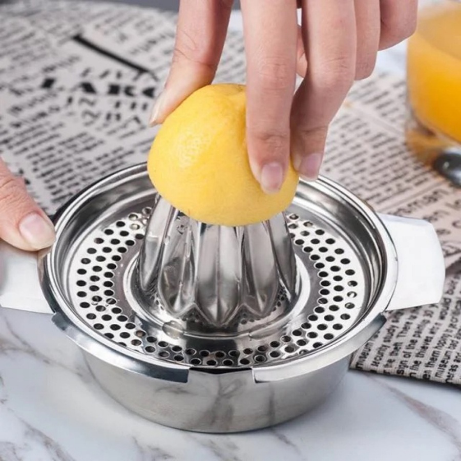 ที่คั้นน้ำผลไม้สแตนเลสแบบมือ ส - Citrus Lemon Squeezer บทวิจารณ์และราคา