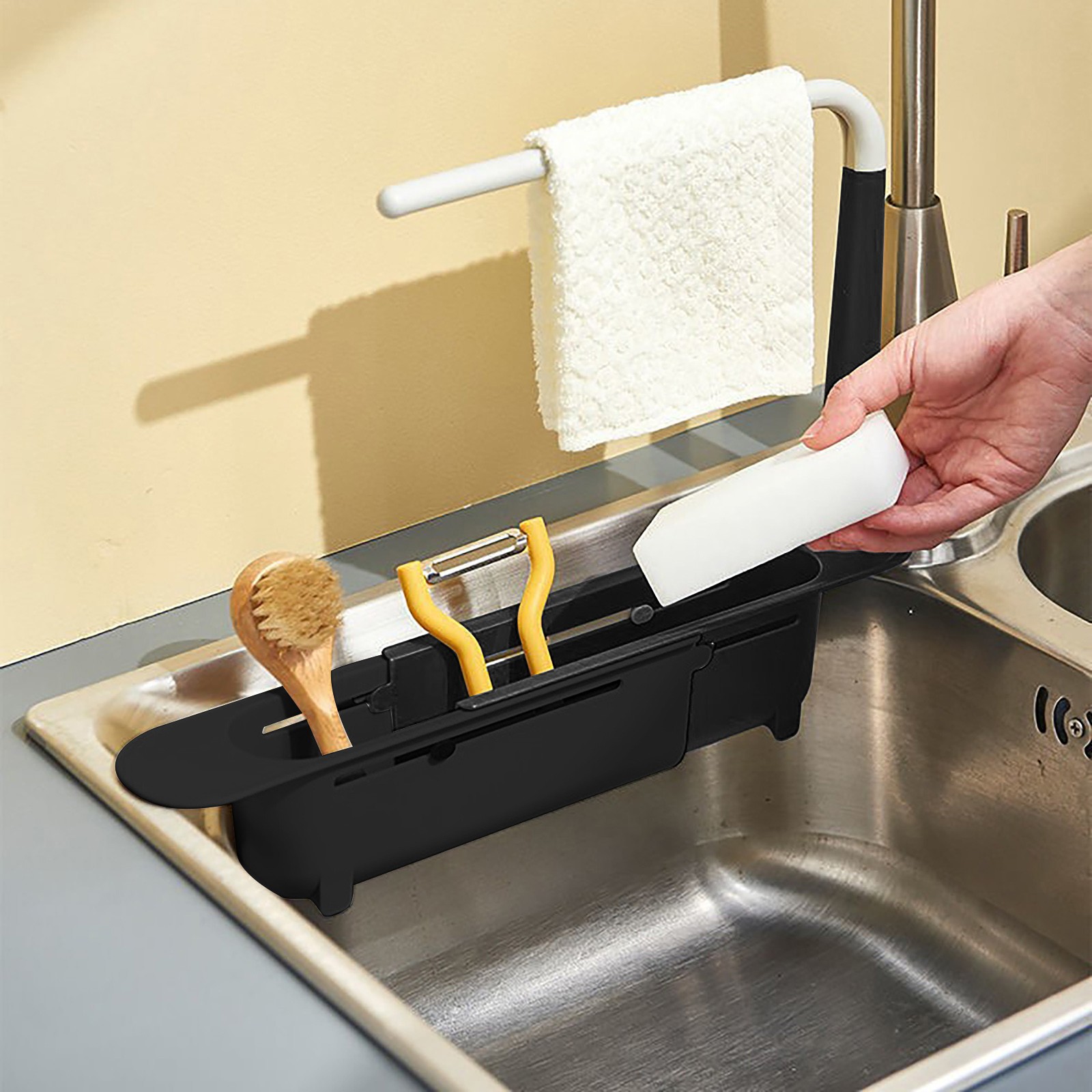 Elescopic ชั้นวางชั้นที่คว่ำชั - Kitchen Gadgets For Seniors บทวิจารณ์และราคา