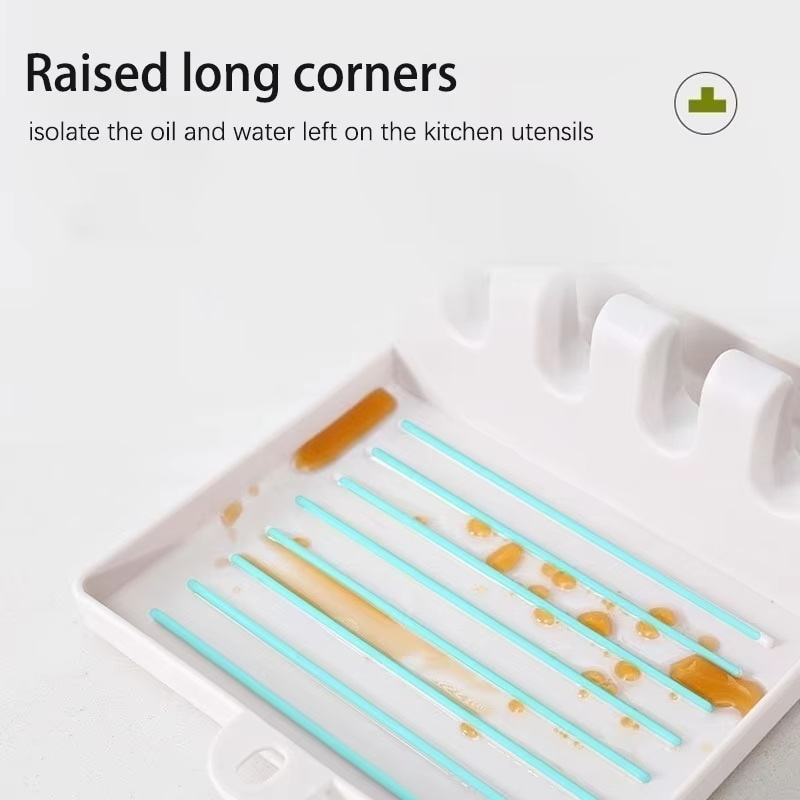 ที่วางช้อนส้อมพลาสติกกันลื่น 1 - Kitchen Gadgets Under 100 บทวิจารณ์และราคา