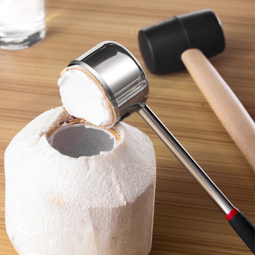 ที่เปิดมะพร้าวสแตนเลสแบบชิ้นเด - Kitchen Gadgets Green บทวิจารณ์และราคา