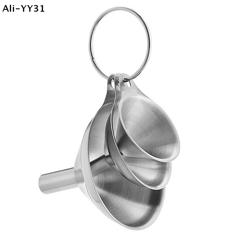 【YY】ชุดกรวยสแตนเลสขนาดเล็ก 3 ช - Kitchen Gadgets Set บทวิจารณ์และราคา