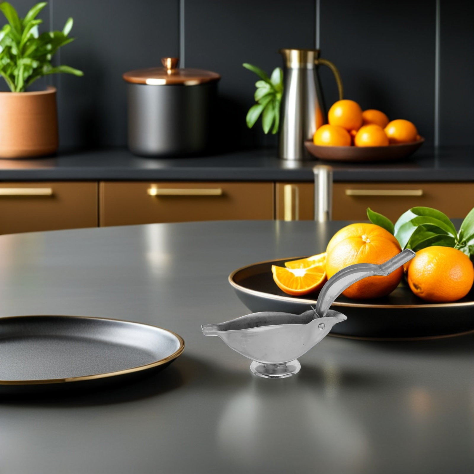 เครื่องคั้นน้ำผลไม้สแตนเลสแบบม - Citrus Lemon Squeezer บทวิจารณ์และราคา