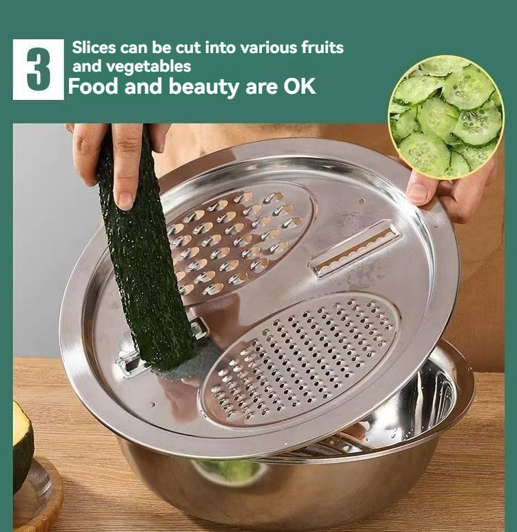 ชุดเครื่องหั่นผักอเนกประสงค์ 3 - Kitchen Gadgets Vegetable Chopper บทวิจารณ์และราคา