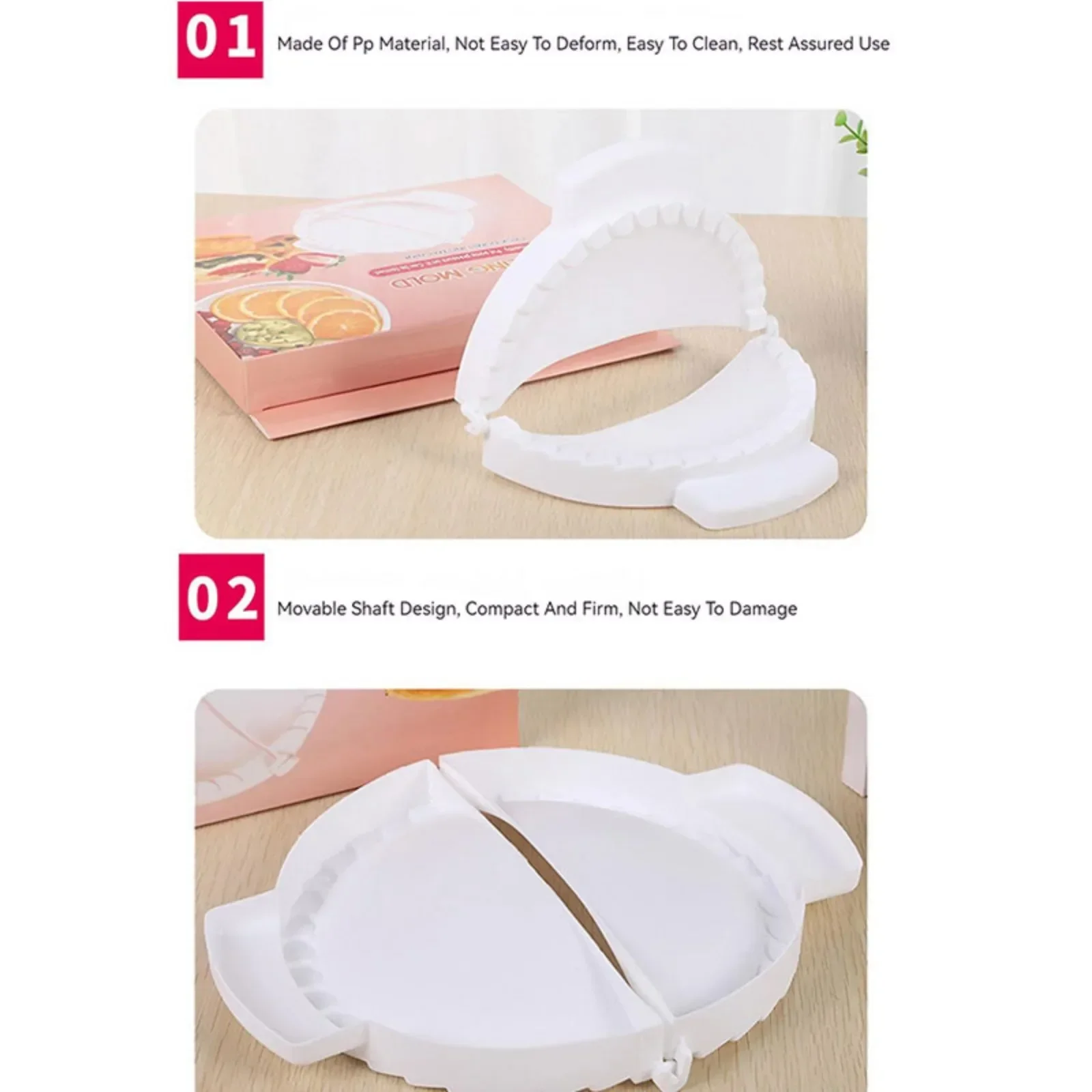 DIY Dumpling แม่พิมพ์กดอุปกรณ์ - Zyliss Kitchen Gadgets บทวิจารณ์และราคา