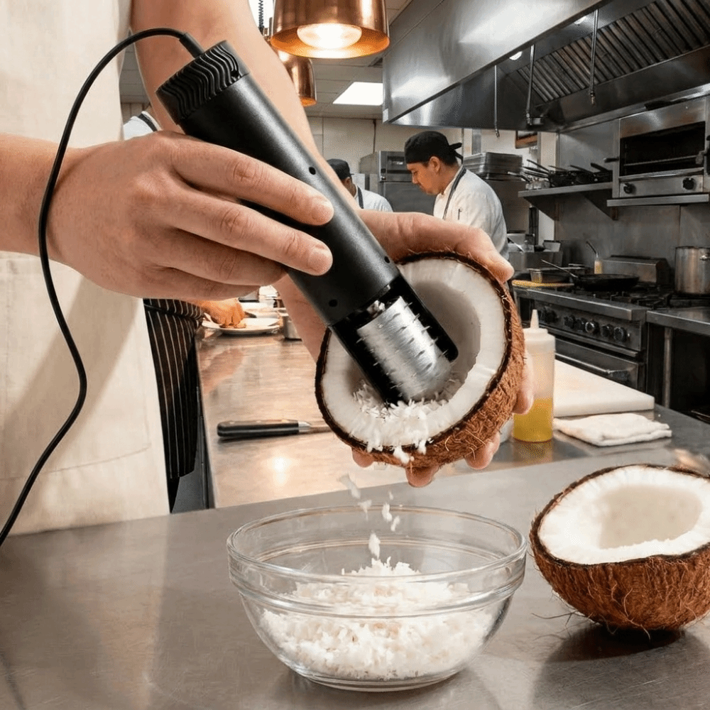 เครื่องขูดเนื้อมะพร้าวไฟฟ้าป้อ - Kitchen Gadgets Uk บทวิจารณ์และราคา