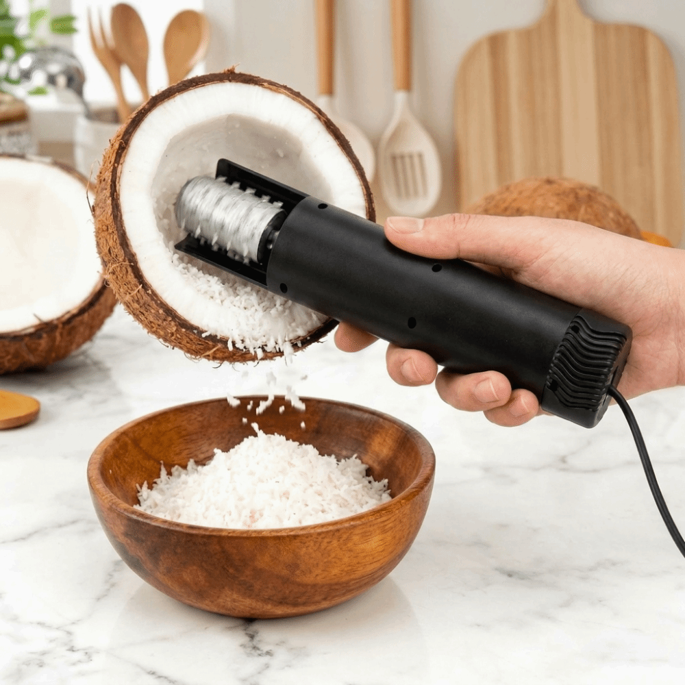 เครื่องขูดเนื้อมะพร้าวไฟฟ้าป้อ - Kitchen Gadgets Uk บทวิจารณ์และราคา