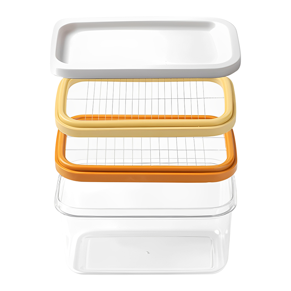 กล่องใส่เนยในตู้เย็นพร้อมฝาปิด - Kitchen Gadgets Set บทวิจารณ์และราคา