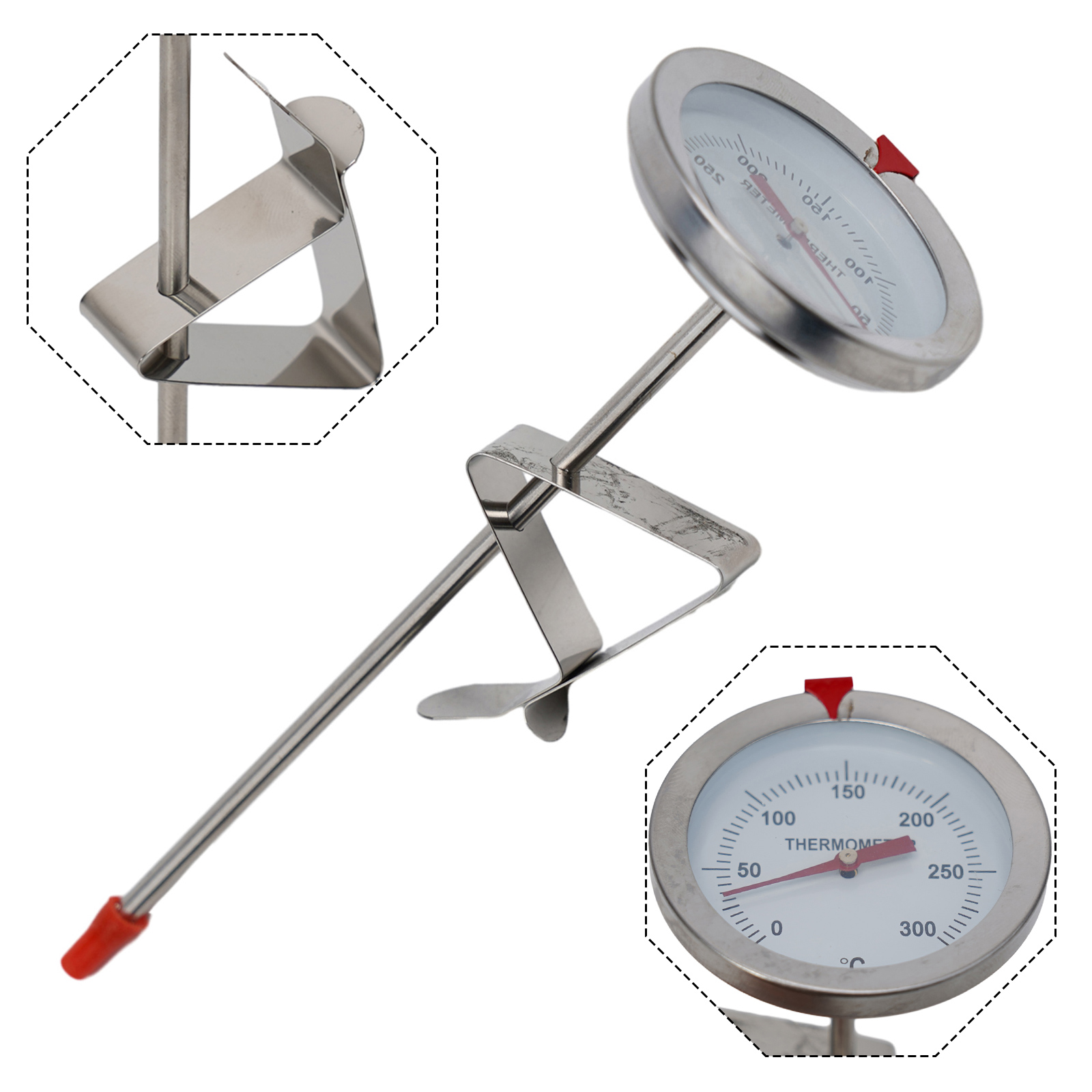 เทอร์โมมิเตอร์วัดอุณหภูมิอาหาร - Kitchen Gadgets For Cooking บทวิจารณ์และราคา