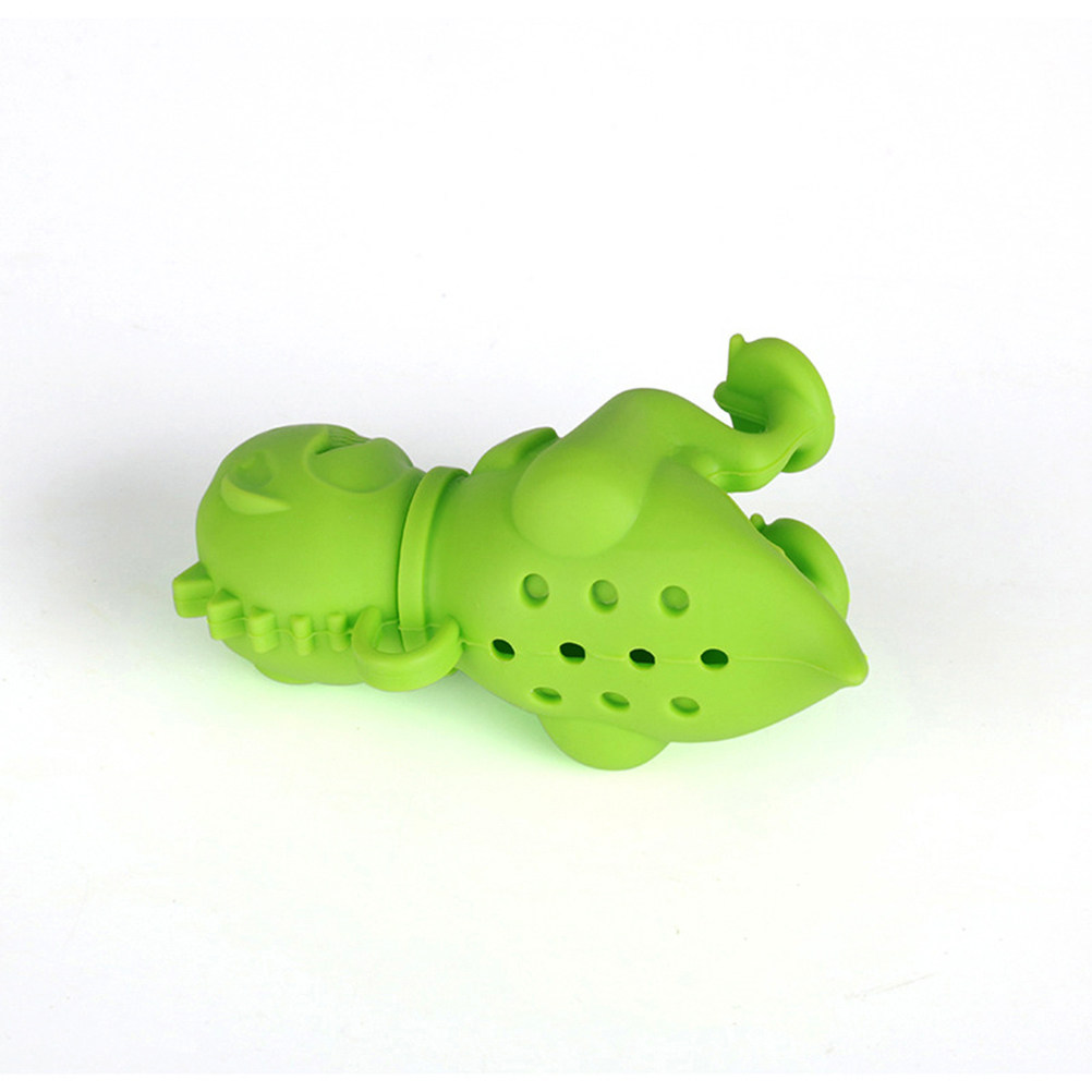 ที่กรองชาซิลิโคนรูปไดโนเสาร์สี - Kitchen Gadgets Green บทวิจารณ์และราคา