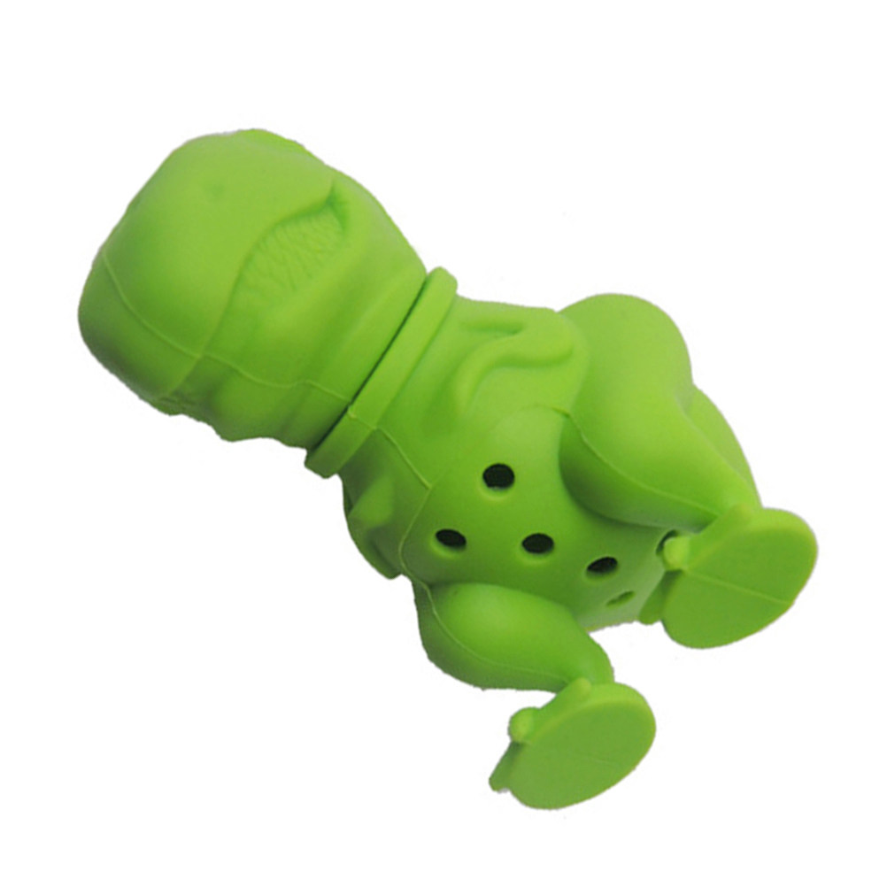 ที่กรองชาซิลิโคนรูปไดโนเสาร์สี - Kitchen Gadgets Green บทวิจารณ์และราคา