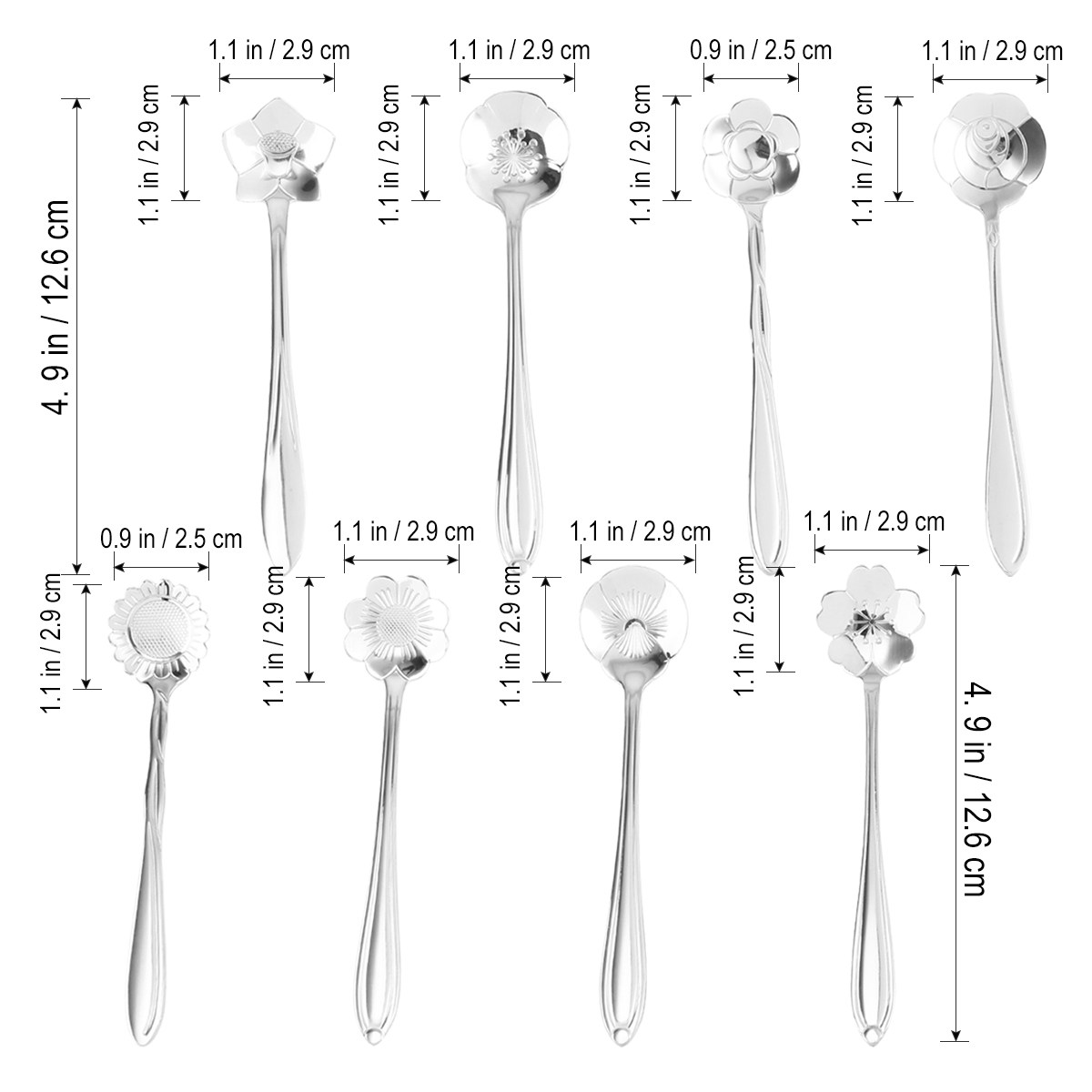 ชุดช้อนรูปดอกไม้ดีไซน์สร้างสรร - Kitchen Gadgets For Gifts บทวิจารณ์และราคา