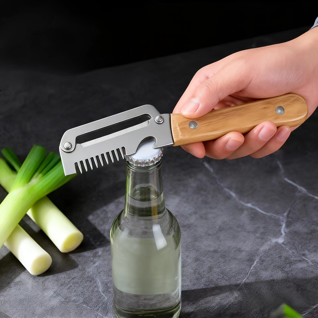 ชุด 2 ชิ้น: ที่ปอกหัวหอมอเนกปร - Kitchen Gadgets Green บทวิจารณ์และราคา