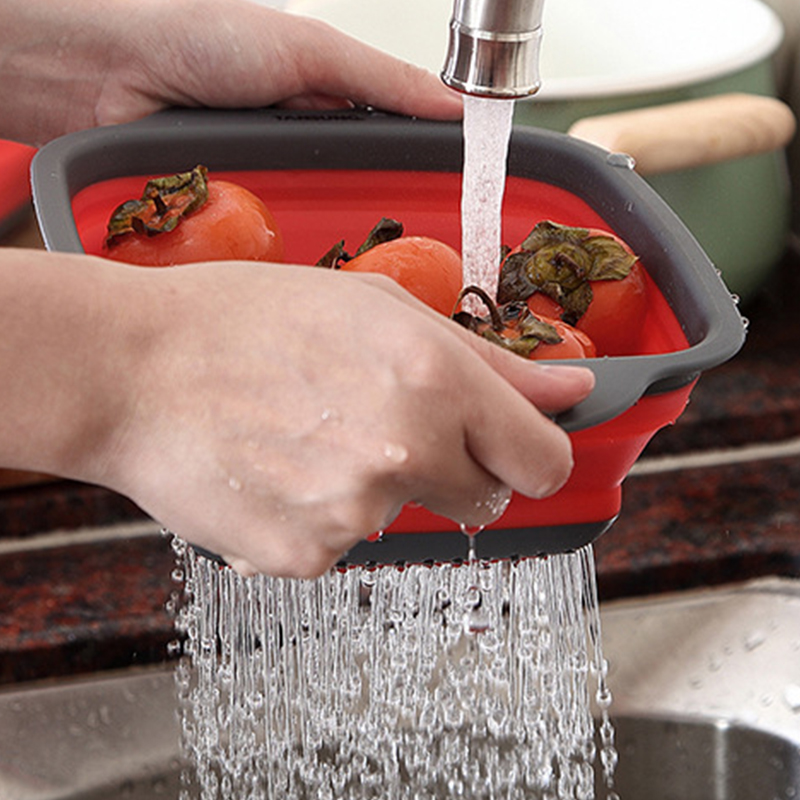 2022 พับตะกร้าล้างผักผักผลไม้ก - Kitchen Gadgets 2022 บทวิจารณ์และราคา