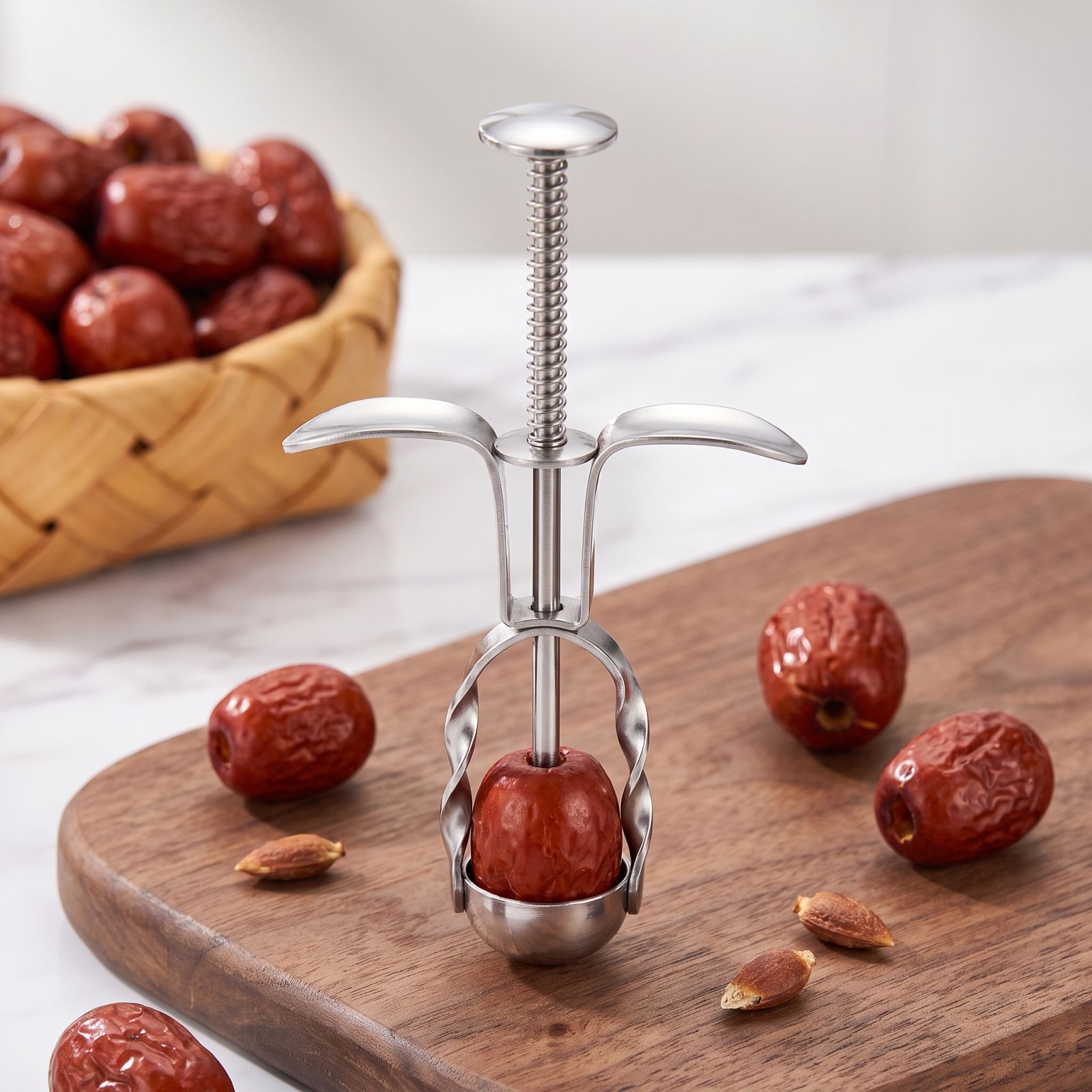 เครื่องมือเอาเมล็ดพุทราแดงสแตน - Kitchen Gadgets For Cooking บทวิจารณ์และราคา