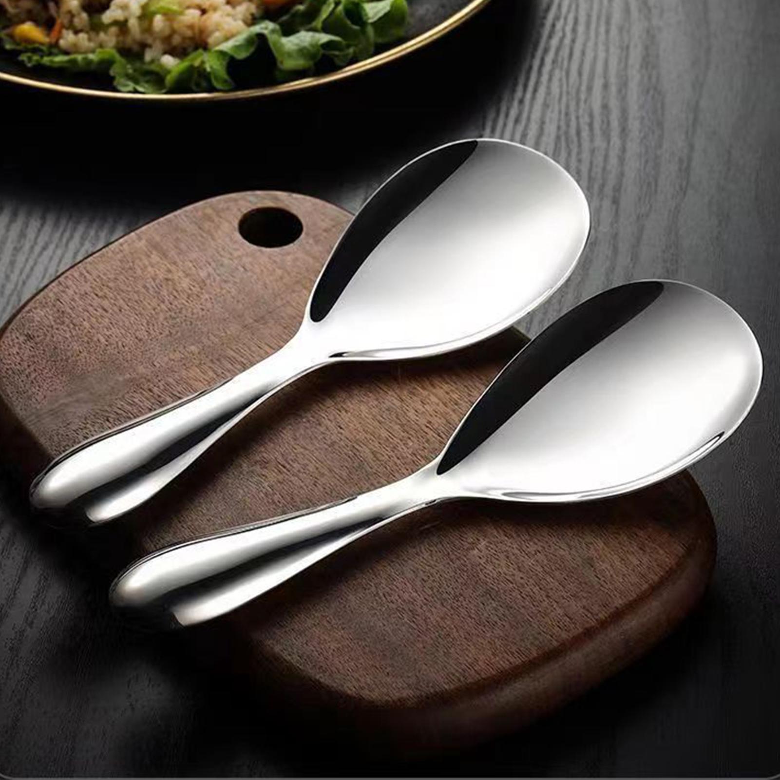 ทัพพีตักข้าวสแตนเลส 20.5x7 ซม. - Kitchen Gadgets Under 100 บทวิจารณ์และราคา