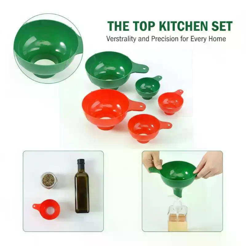 กรวยปากกว้างพลาสติก 2 ชิ้น/ชุด - Kitchen Gadgets Set บทวิจารณ์และราคา