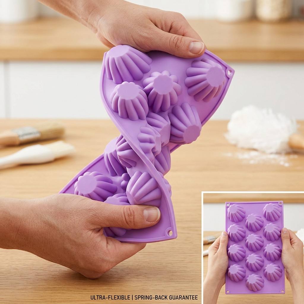 แม่พิมพ์ซิลิโคนขนาดเล็ก 12 ช่อ - Zyliss Kitchen Gadgets บทวิจารณ์และราคา