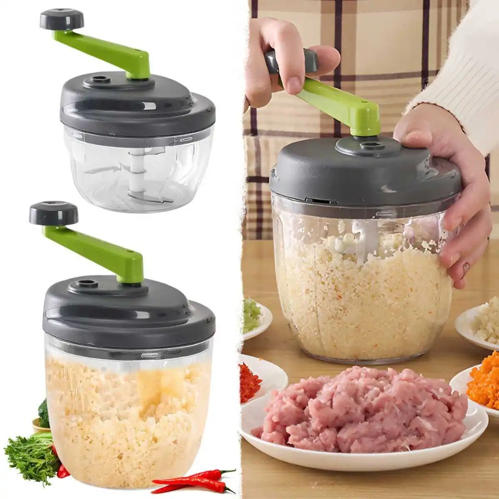 เครื่องบดเนื้อแบบมือหมุน 500/9 - Kitchen Gadgets Vegetable Chopper บทวิจารณ์และราคา